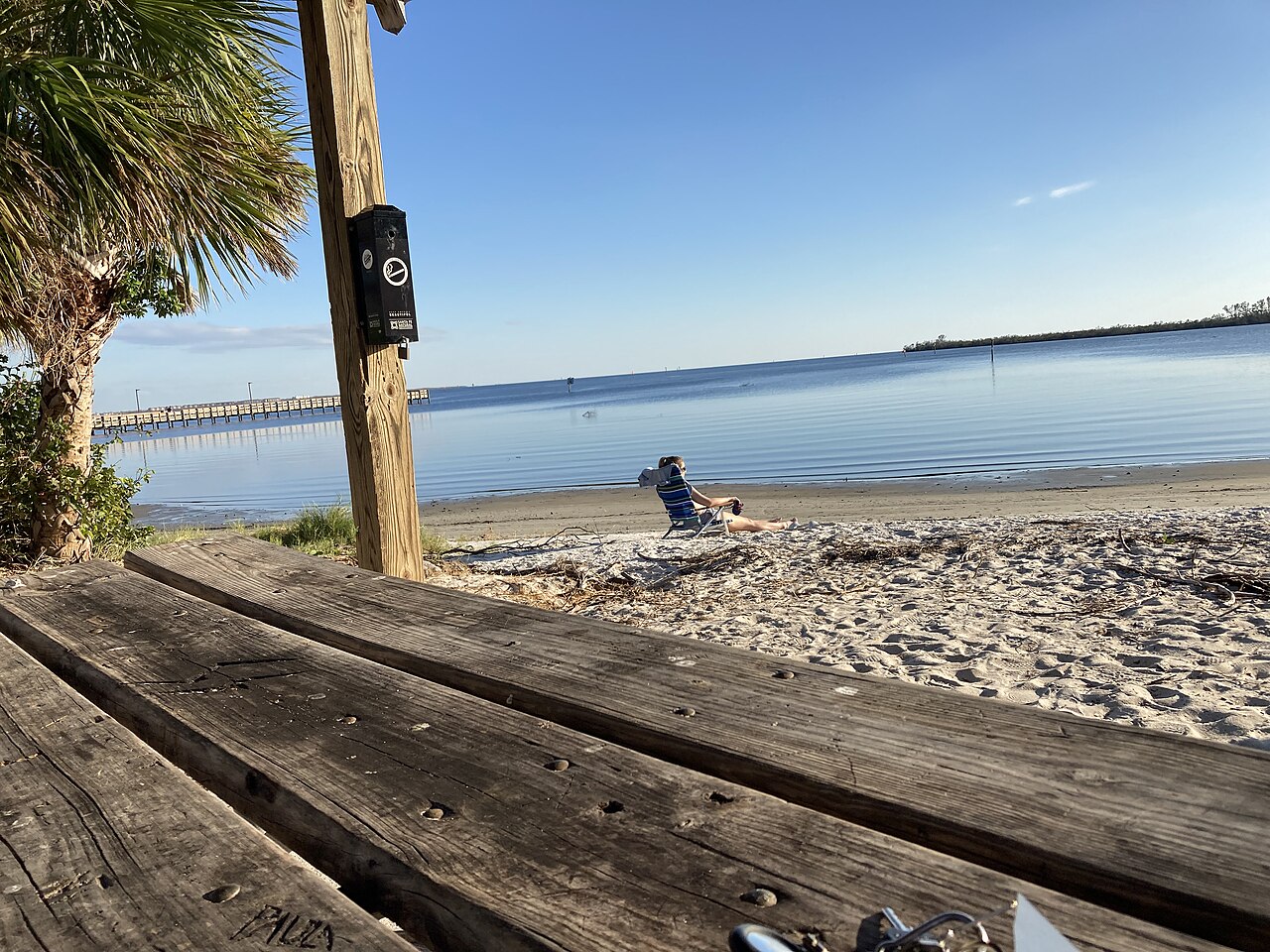 Praia de Port Charlotte, vizinha a Punta Gorda